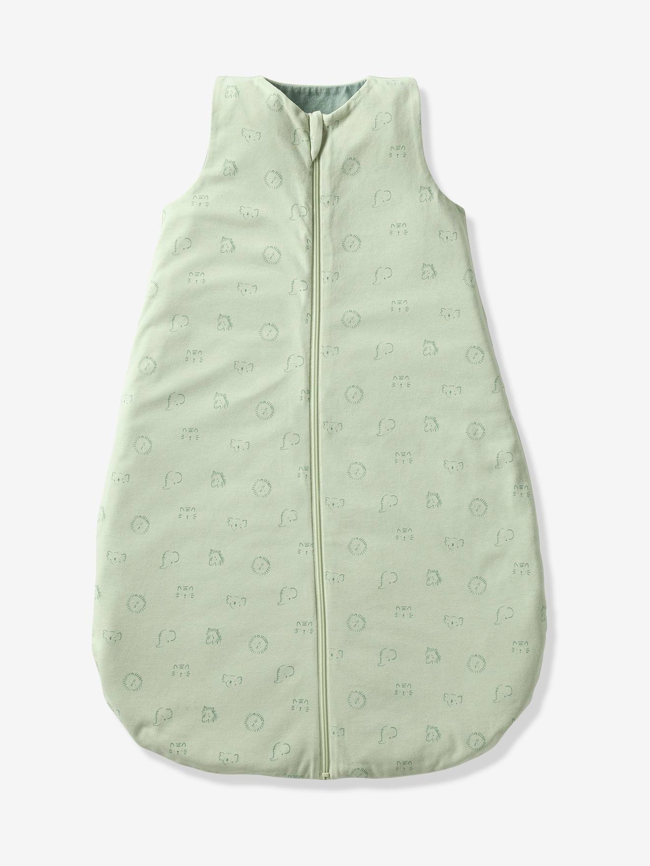 Vertbaudet Baby Sommer-Schlafsack BALI, personalisierbar Oeko-Tex - gelb bedruckt