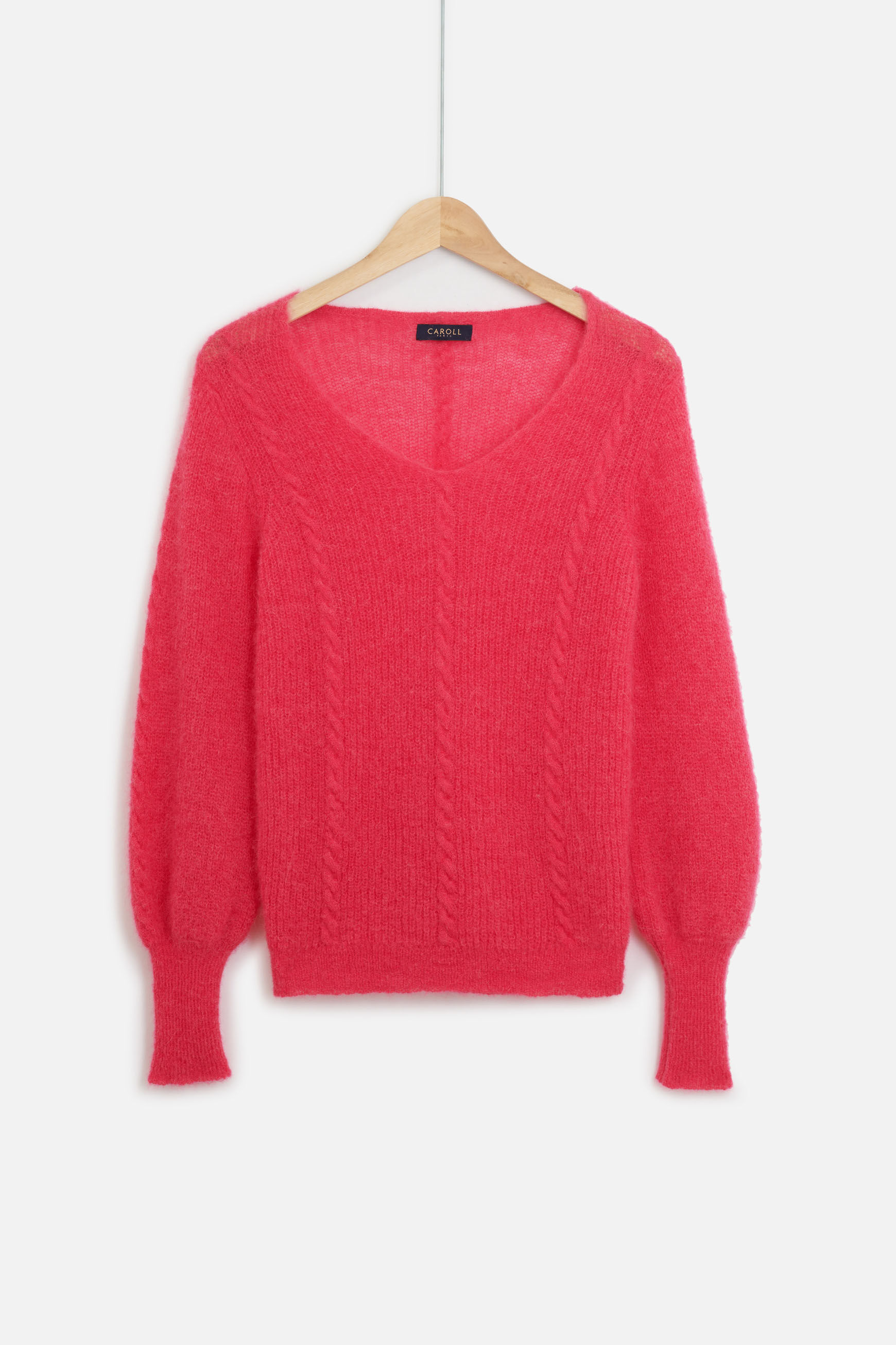 pull katerina rose fushia femme