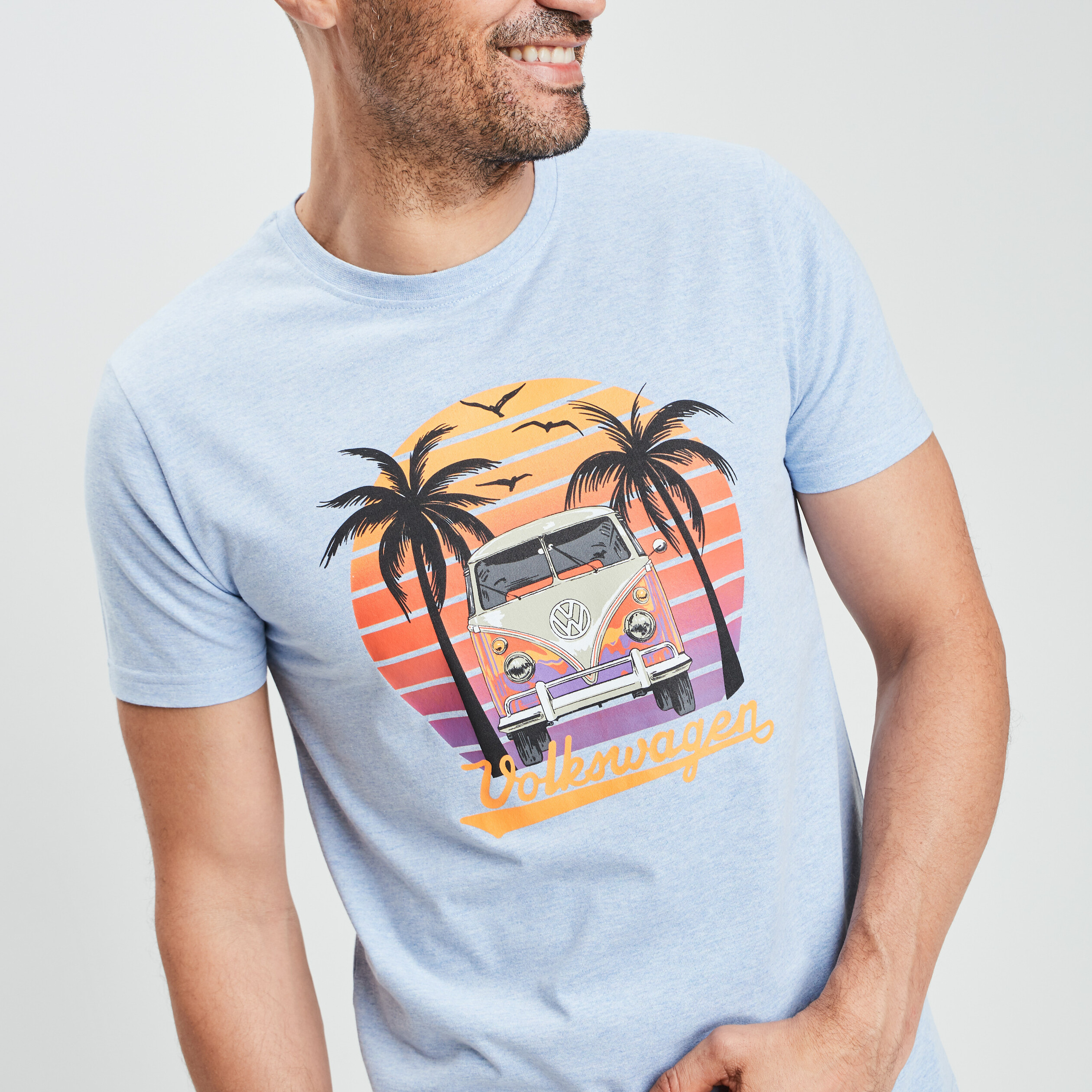 Ensemble pyjama Volkswagen bleu gris homme | La Halle
