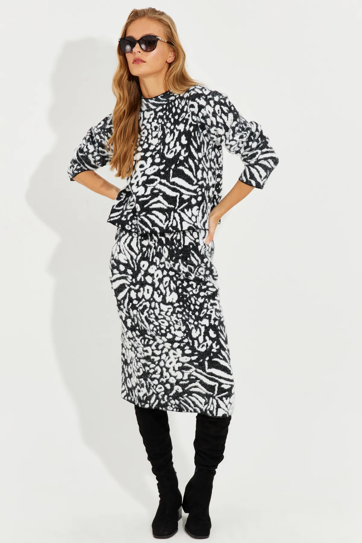 Cool & Sexy  Zweiteiler - Schwarz - Regular Fit