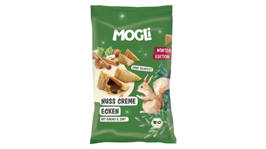 MOGLI Bio Nuss Creme Ecken Zimt 30 g