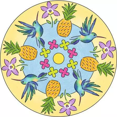 Mandala Designer Flamingo & Friends