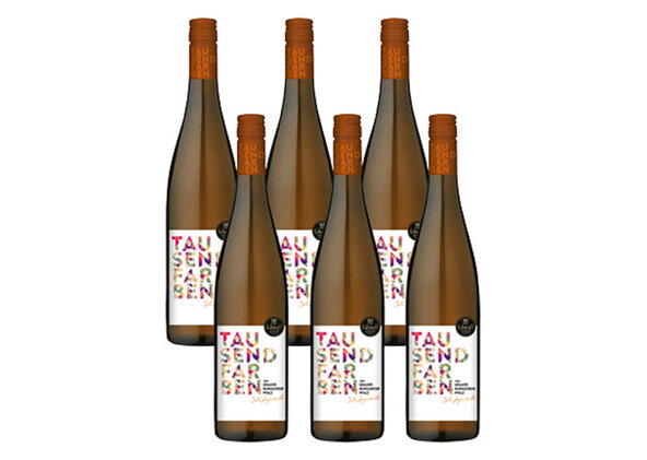 Tausendfarben Grauer Burgunder, Julia Lergenmüller, 6 Flaschen à 0,75 l