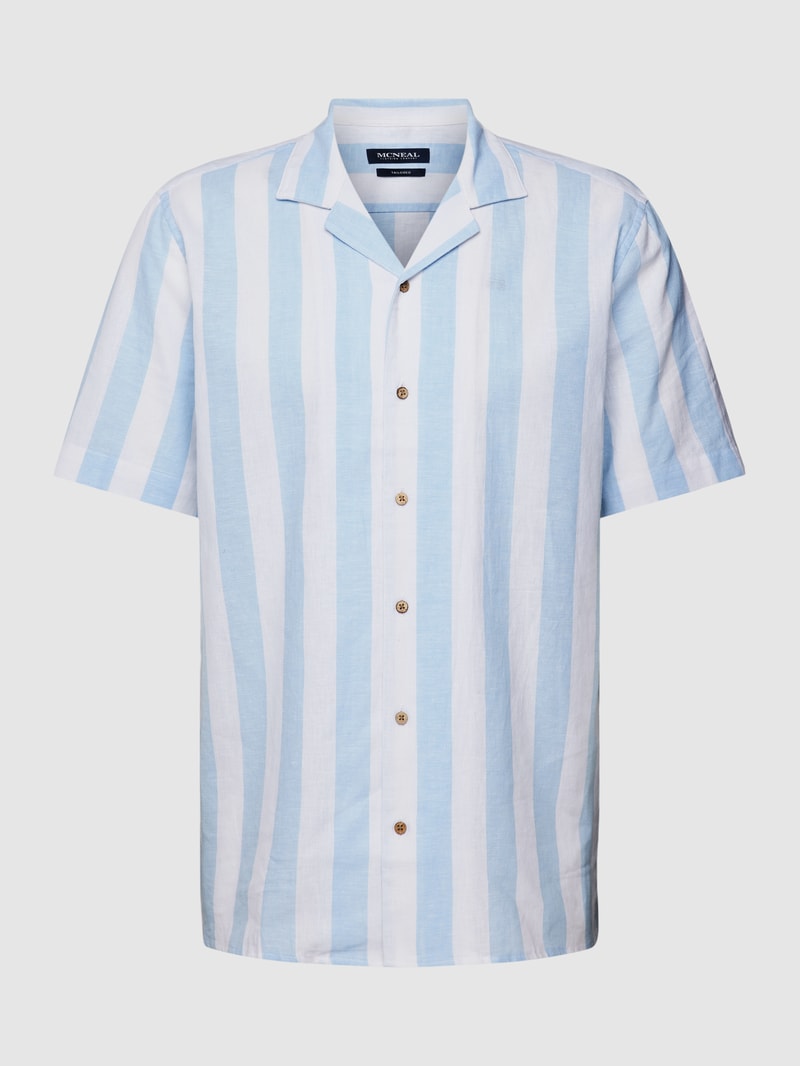 Freizeithemd mit Streifenmuster in bleu