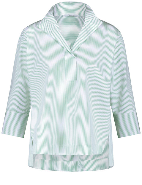 3/4 Arm Bluse aus reiner Baumwolle