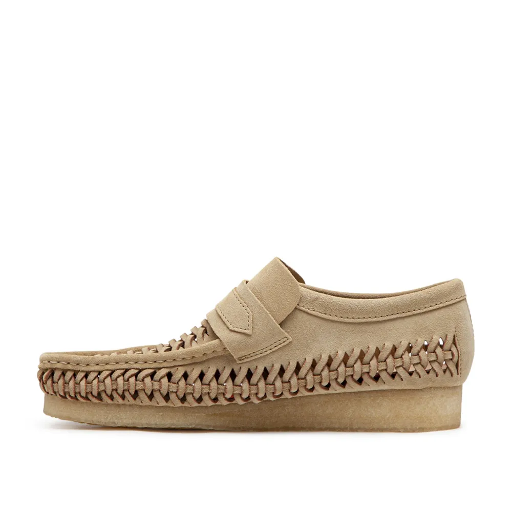 Clarks Wallabee Loafer Weave 26176534 / braun