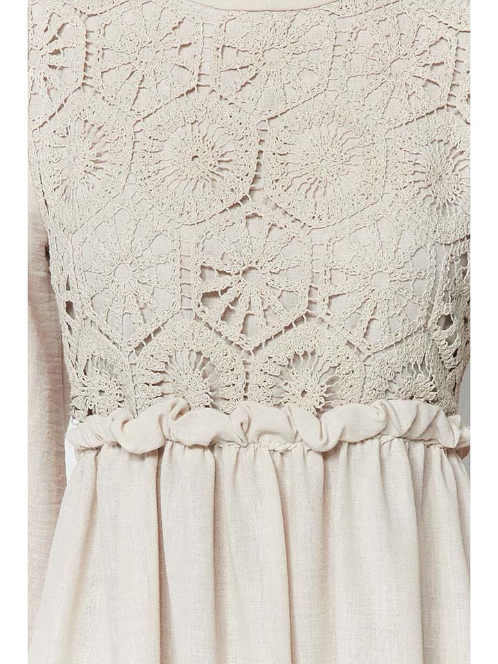 trendyol Kleid in Creme günstig kaufen