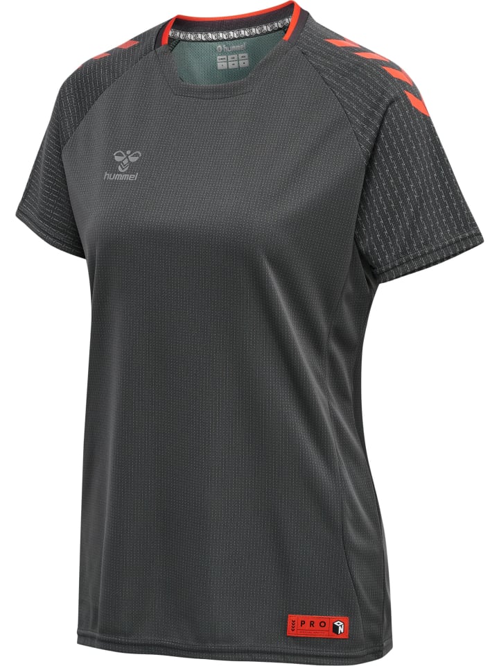 Hummel Hummel T-Shirt Raglanärmel Hmlpro Multisport Damen in FORGED IRON/QUIET SHADE günstig kaufen