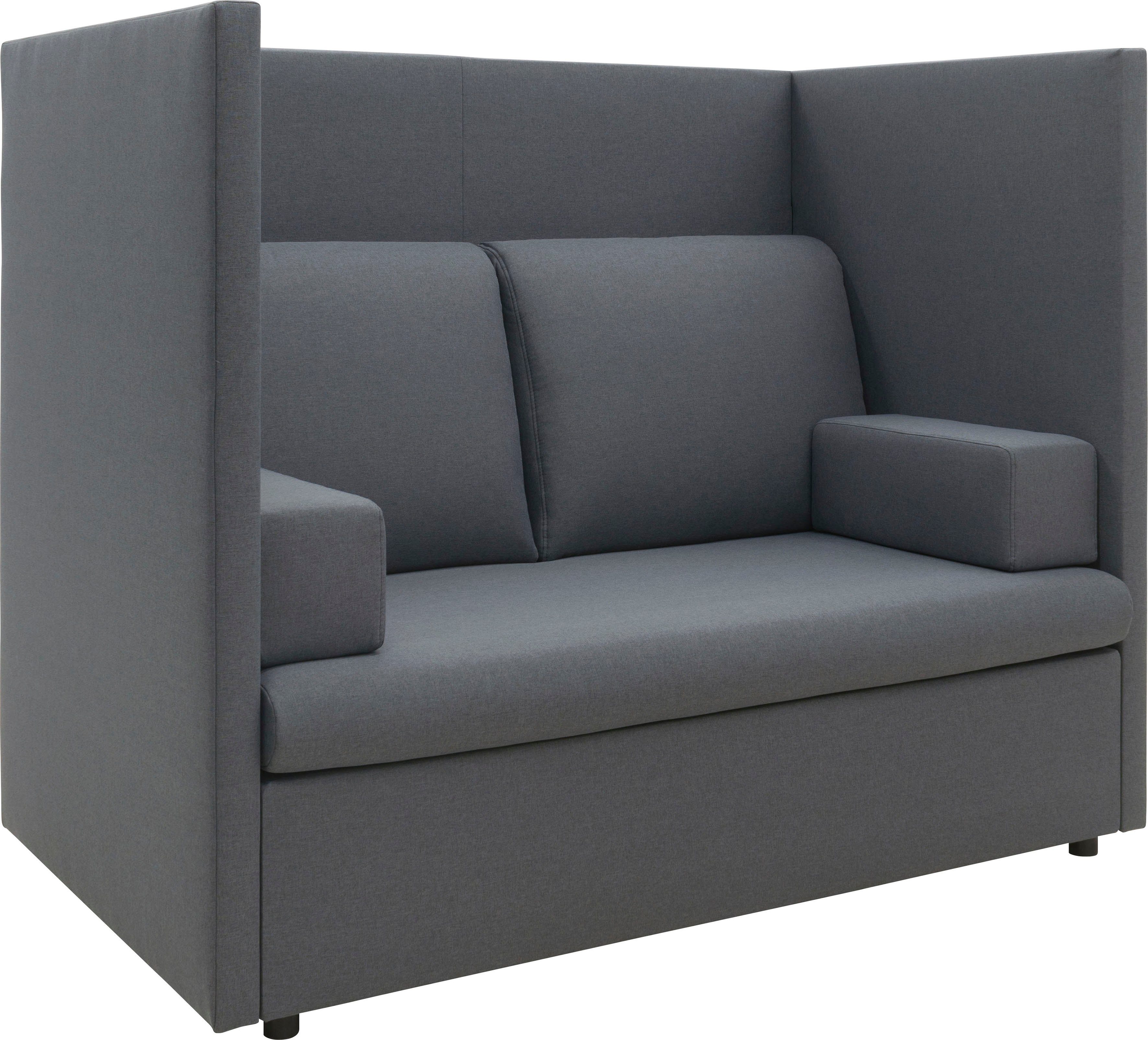 DOMO collection Loungesofa Sonce, Speziell für Outdoor, witterungsbeständig, mit Strandkorb-Feeling