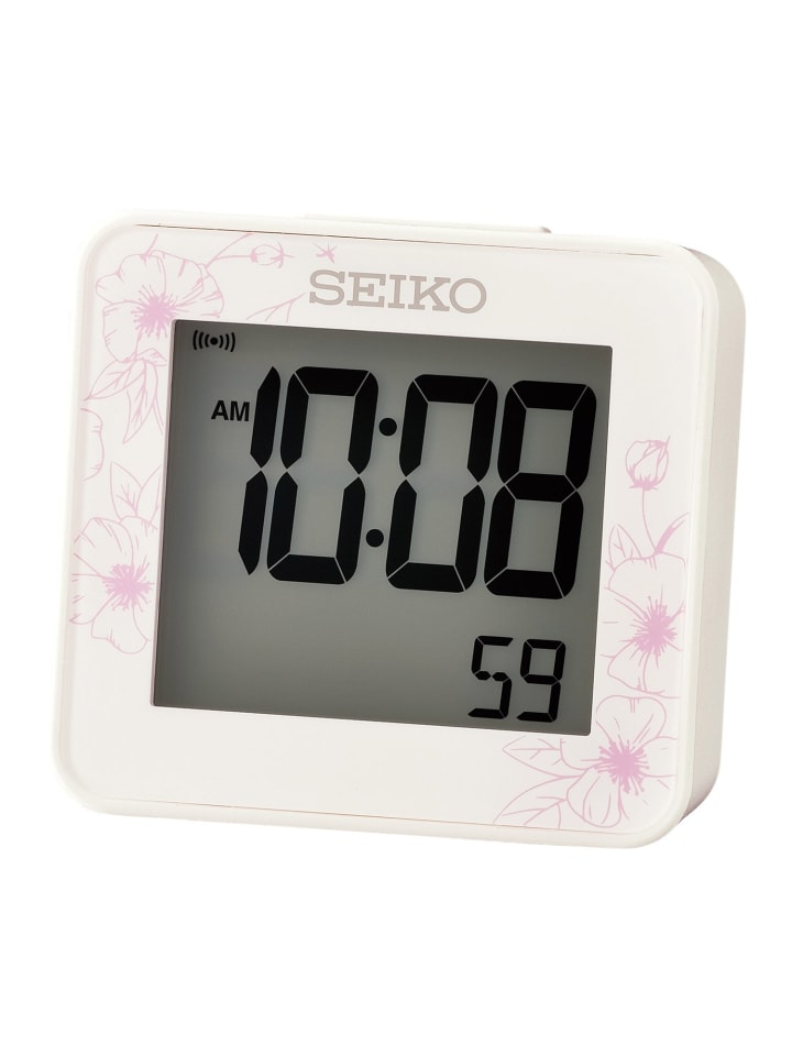 Seiko Digitalwecker mit Stoppuhr Quarz Weiß günstig kaufen onesize