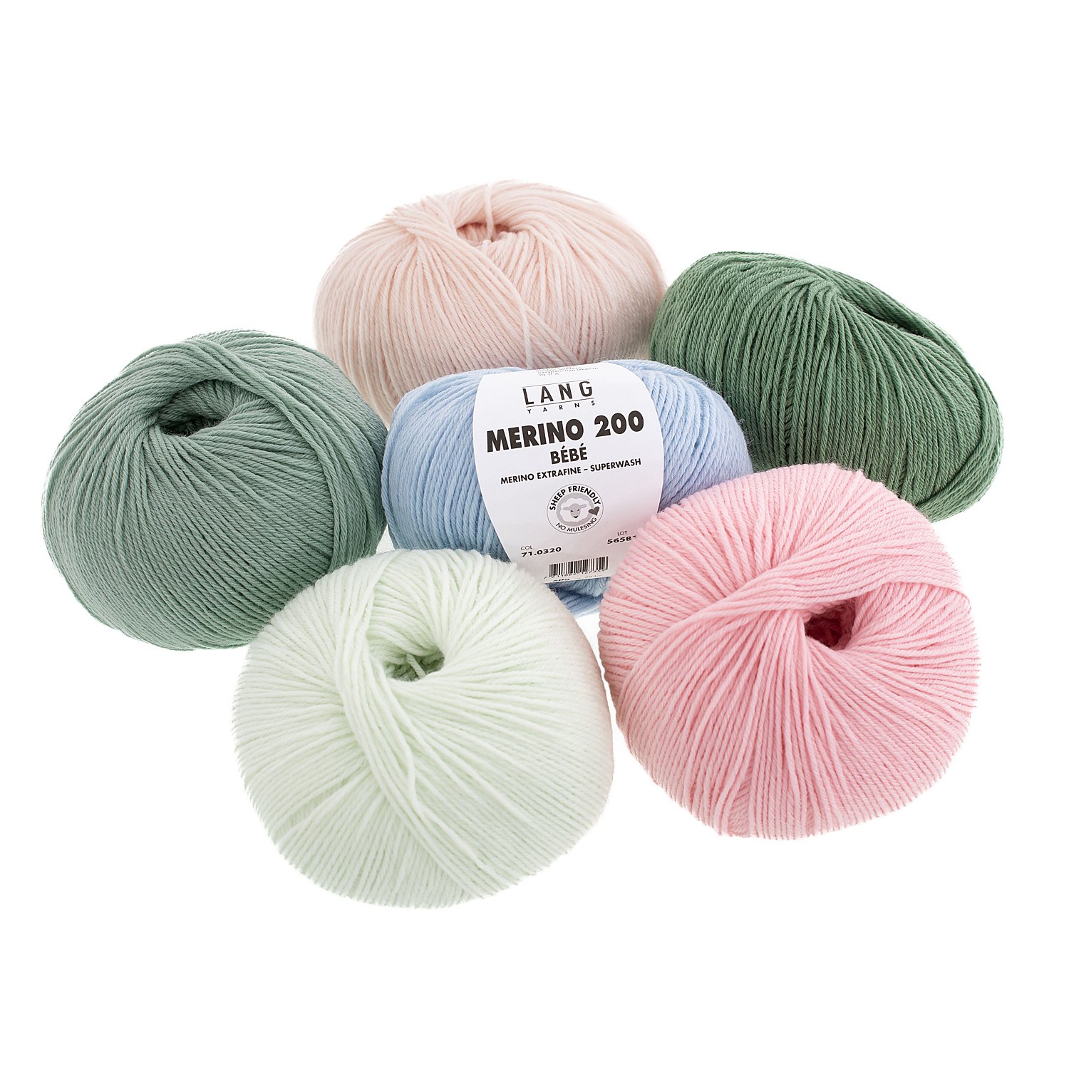 Lang Yarns Wolle Merino 200 Bébé