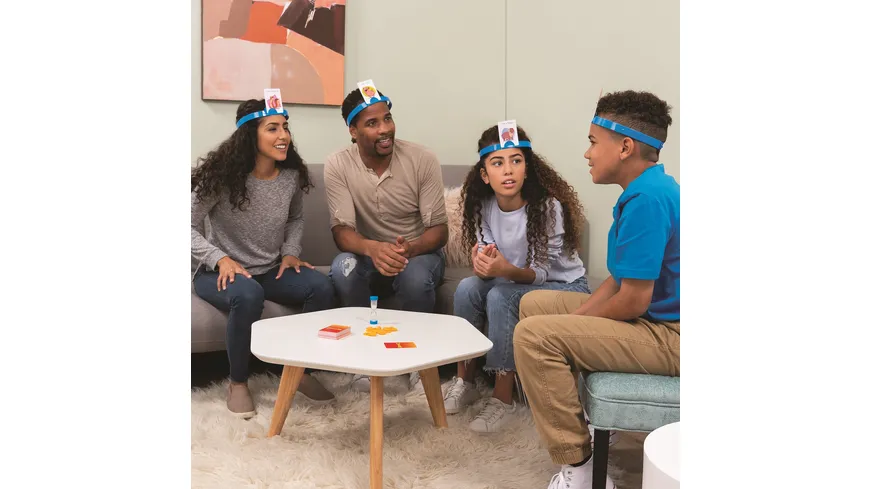 Spin Master Games - Hedbanz - das rasante Ratespiel für die ganze Familie - Neuauflage mit tollem Spielmaterial