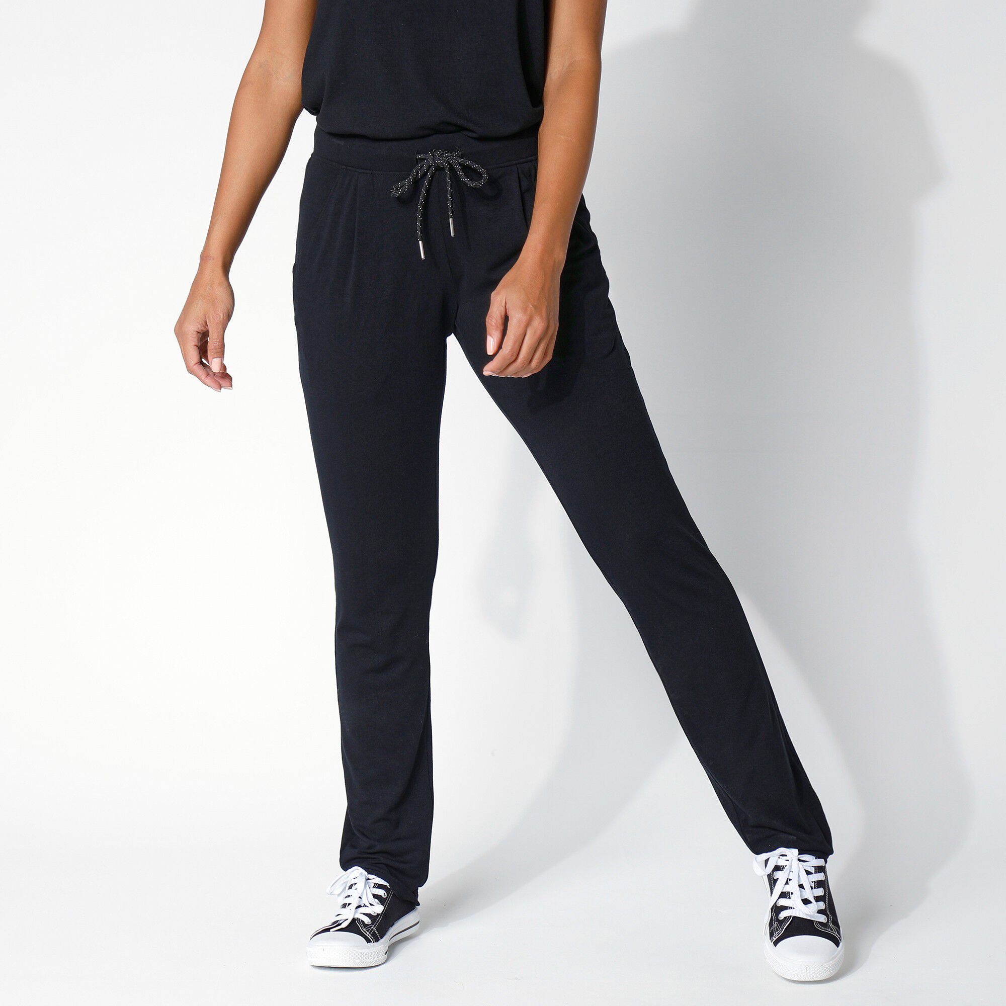 Pantalon maille fluide uni