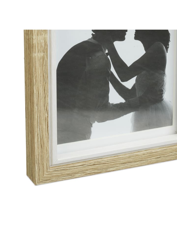 relaxdays 10 x Bilderrahmen in Braun/ Weiß - 10 x 15 cm günstig kaufen onesize