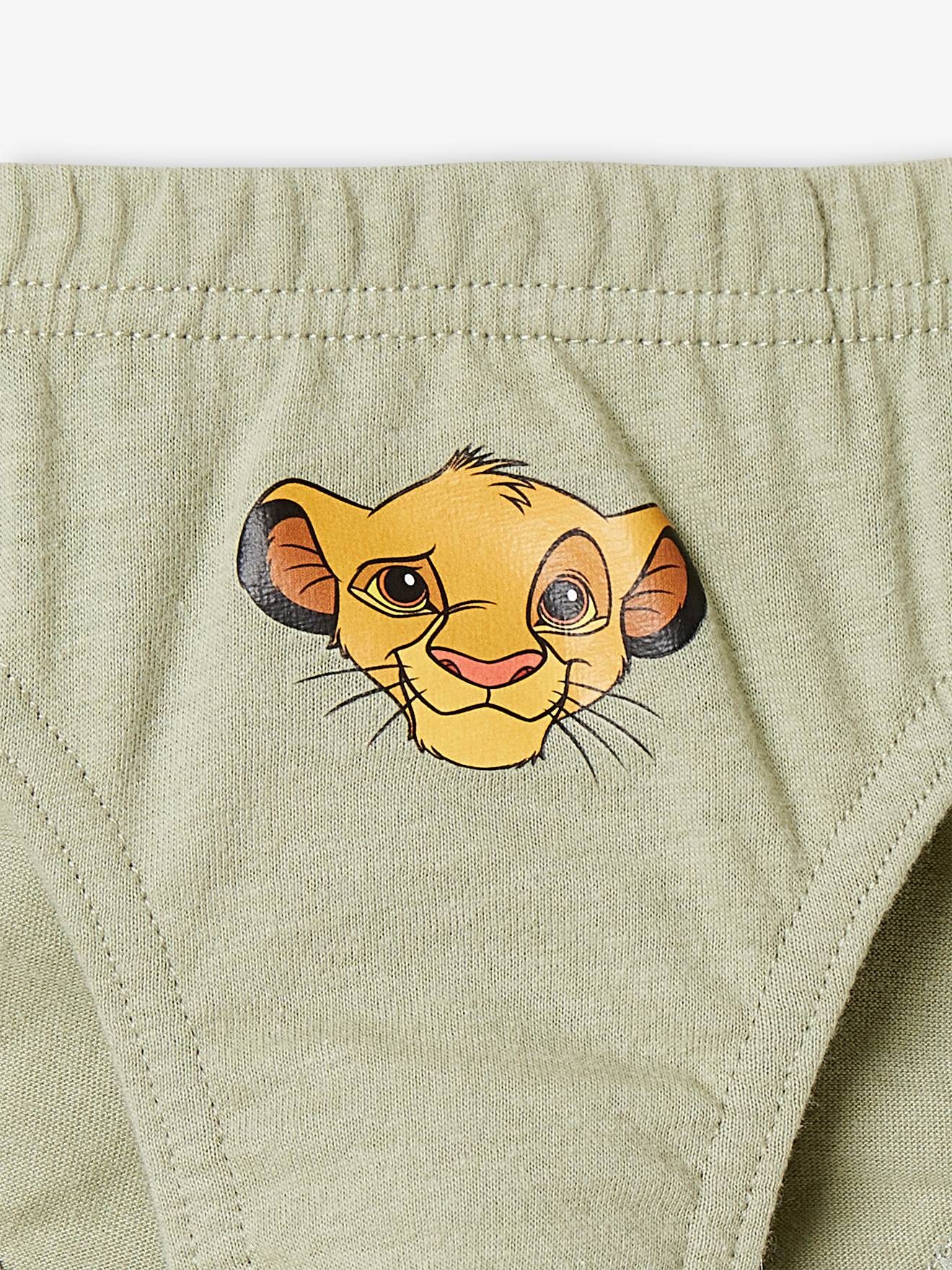 The Lion King 5er-Pack Jungen Slips Disney KÖNIG DER LÖWEN - hellgrün bedruckt
