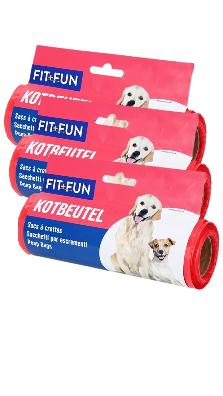 FIT+FUN Hundekotbeutel FIT+FUN Hundekotbeutel mit Schlaufen 50stk. 3