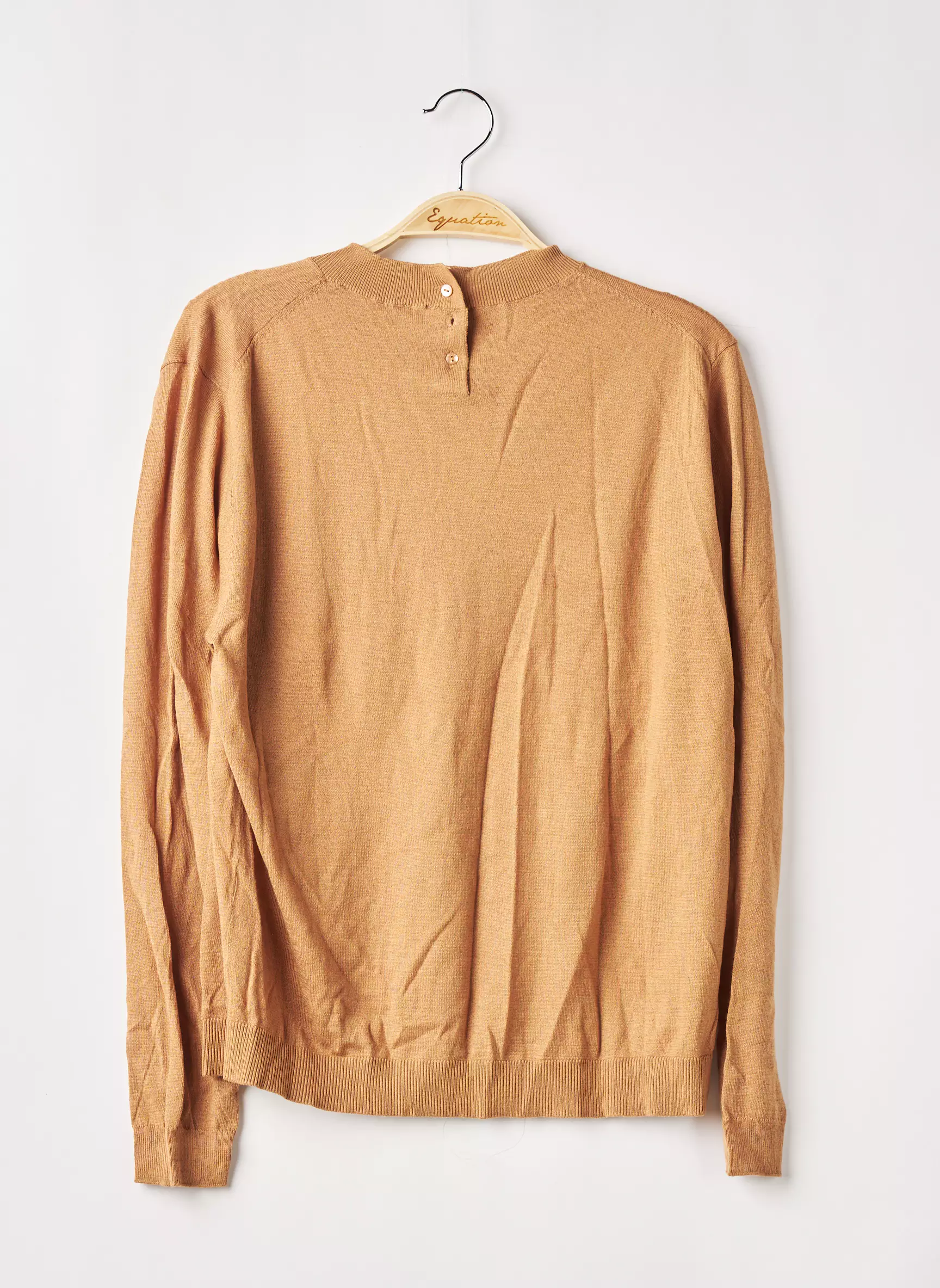 Sans Marque Pulls Femme couleur beige