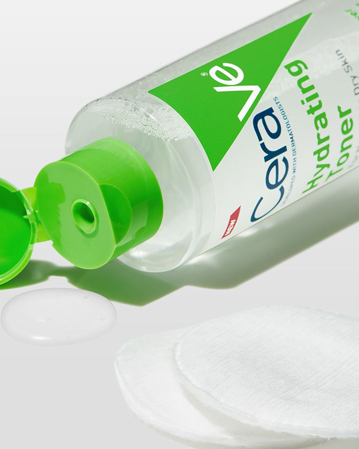 Lotion tonique hydratante douce au pH équilibré qui hydrate