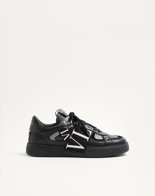 Baskets basses Vl7N en cuir de veau et rubans