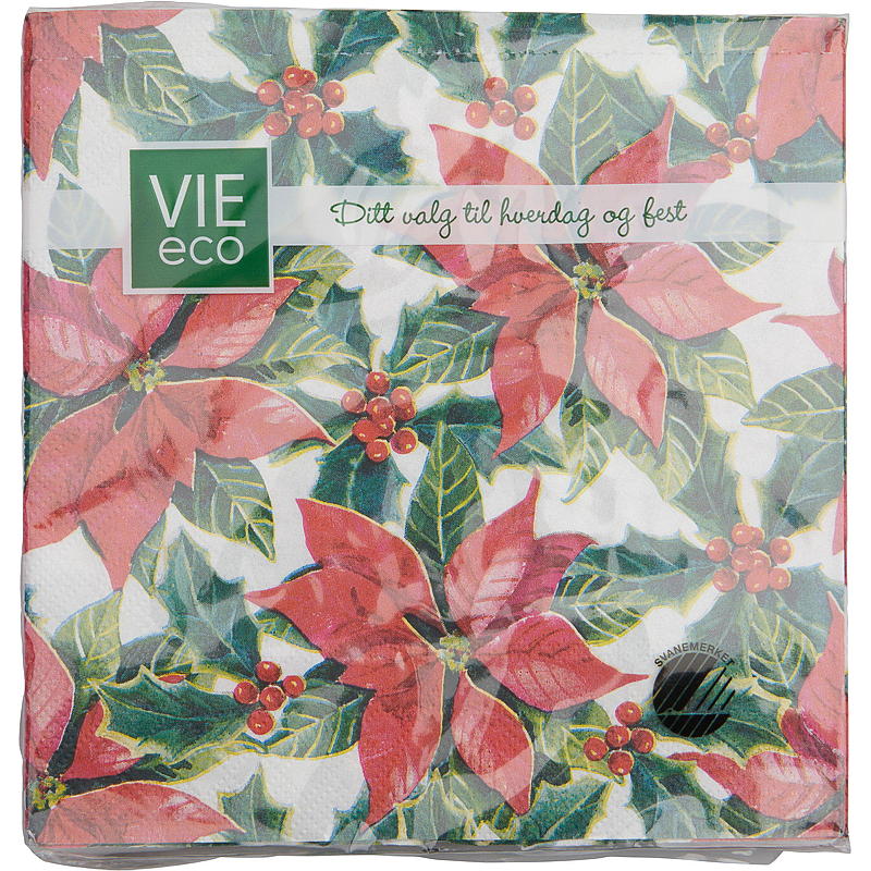 Vie Eco Servietter 20-pk 33x33 cm juledesign
