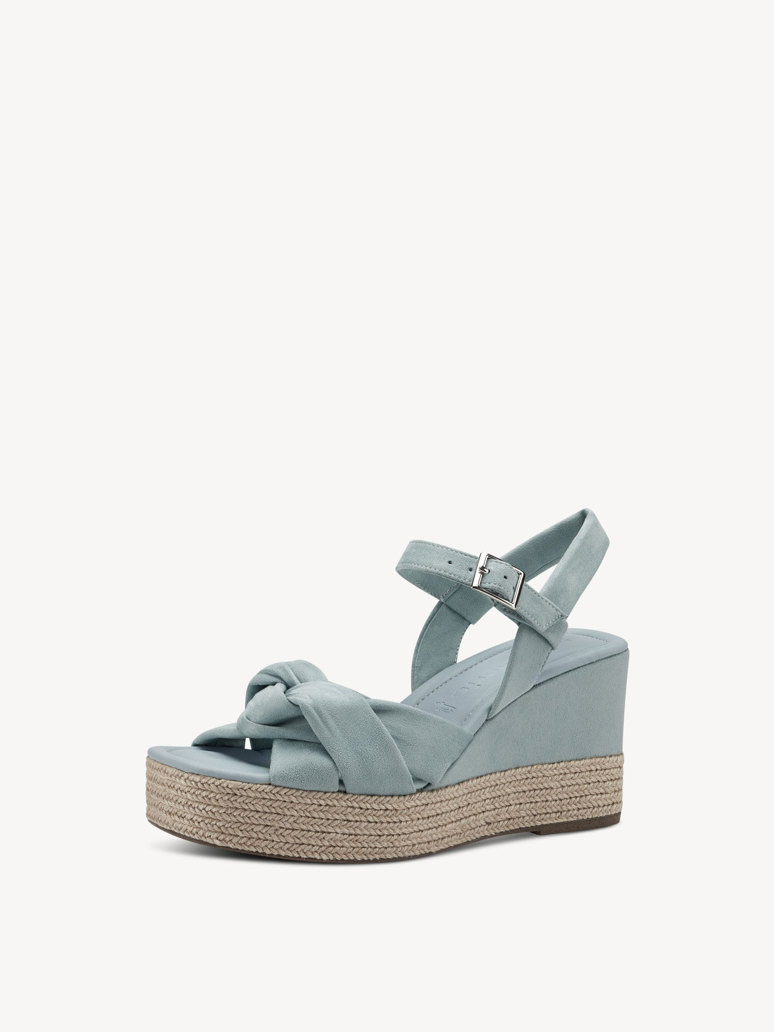 Sandale à talon - bleu