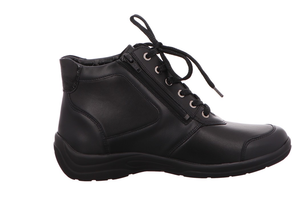WALDLÄUFER Schnür-Stiefeletten schwarz Hesna schwarz Memphis
