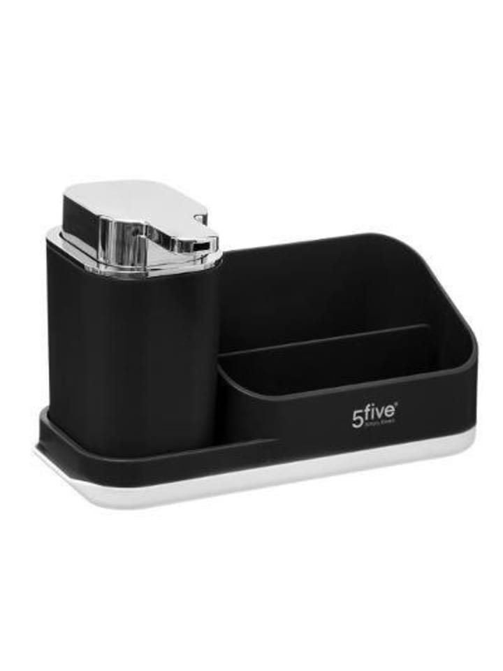 5five Simply Smart Spülmittelspender mit Organizer in schwarz günstig kaufen onesize