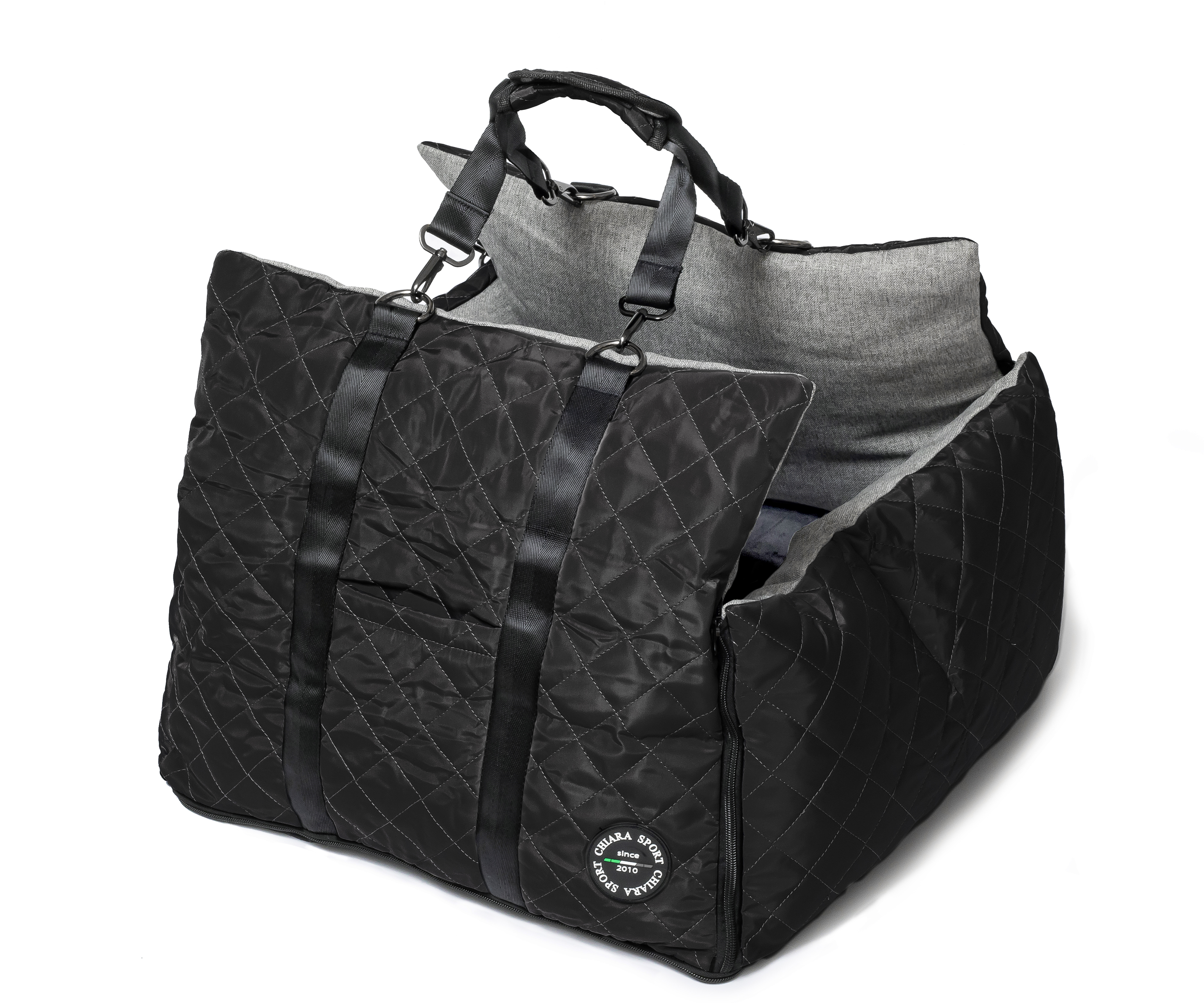 CHIARA Tragetaschen CHIARA Auto- Hundetasche LIV in Schwarz