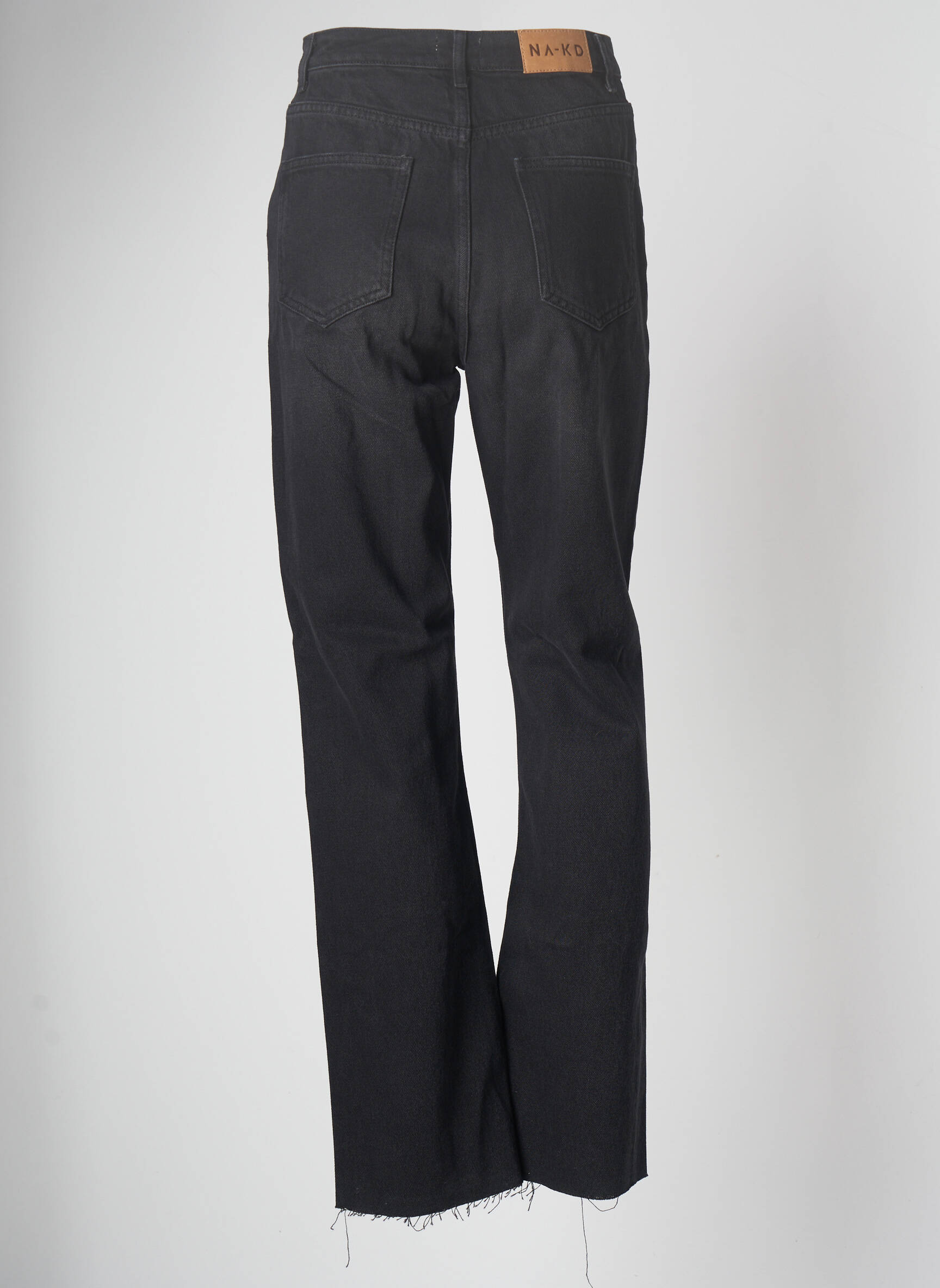 Na Kd Jeans Coupe Droite Femme couleur noir