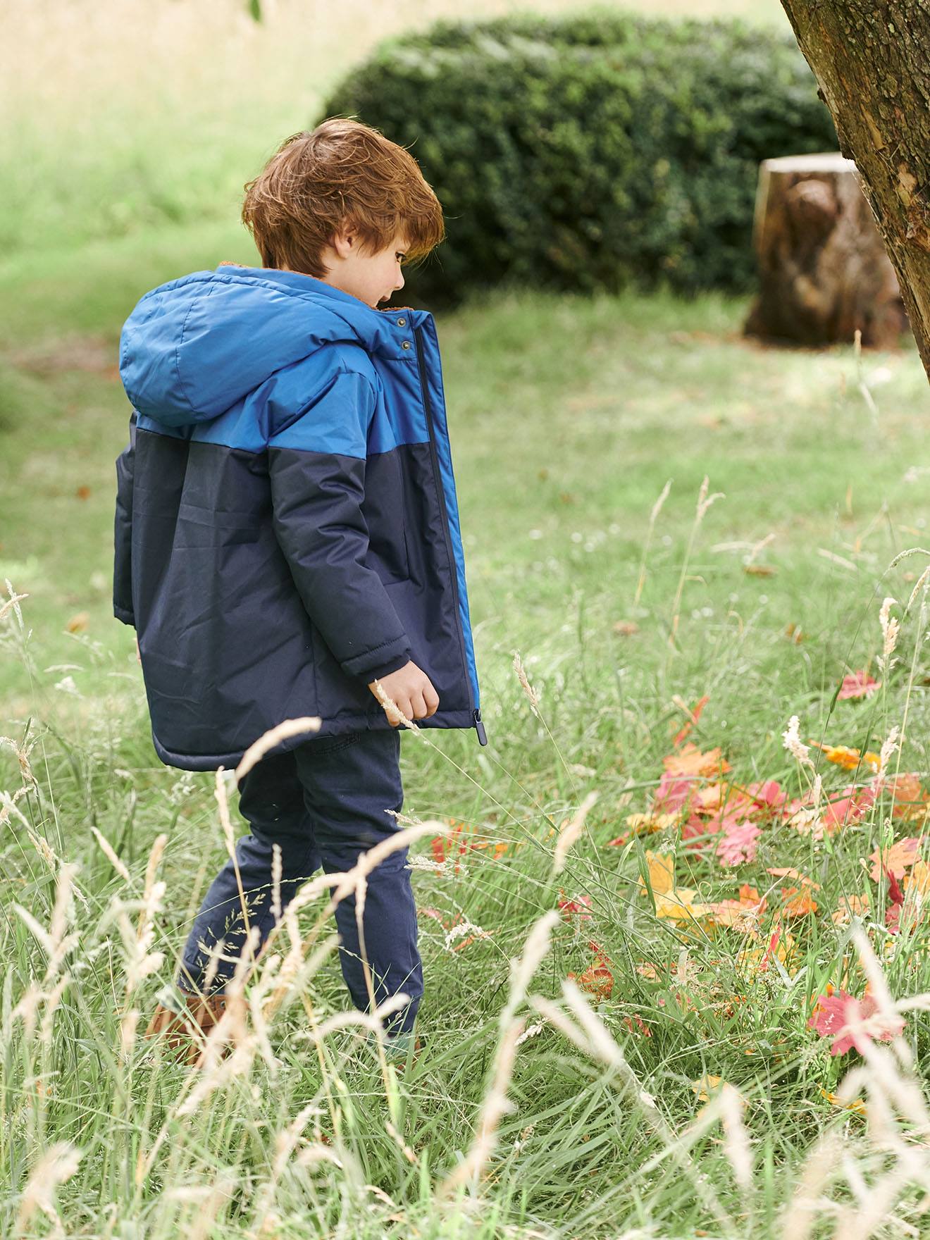 Vertbaudet Jungen Funktionsjacke mit Recycling-Polyester - blau