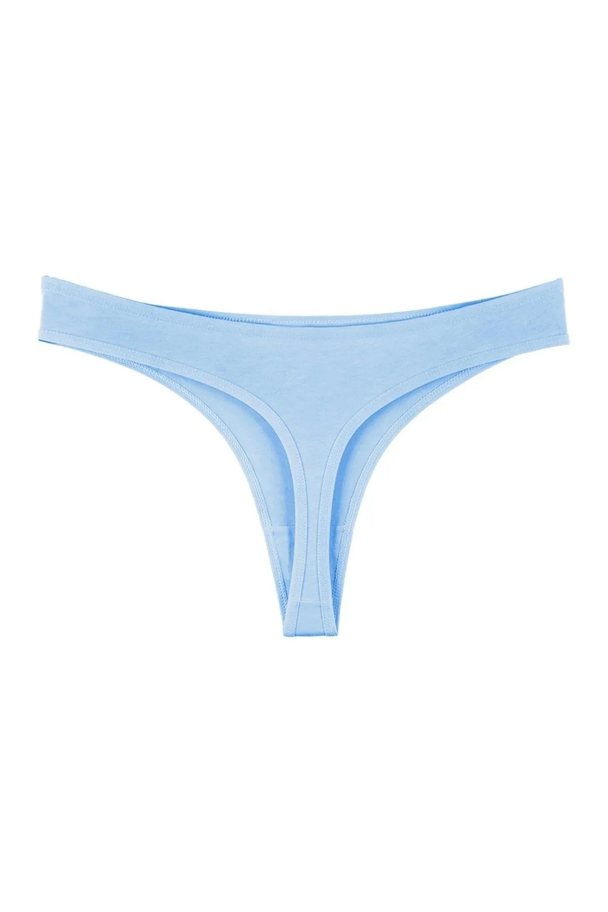 Sensu  Damen-Tanga aus Baumwolle in verschiedenen Farben, 5-teiliges Höschenset – Kts3047