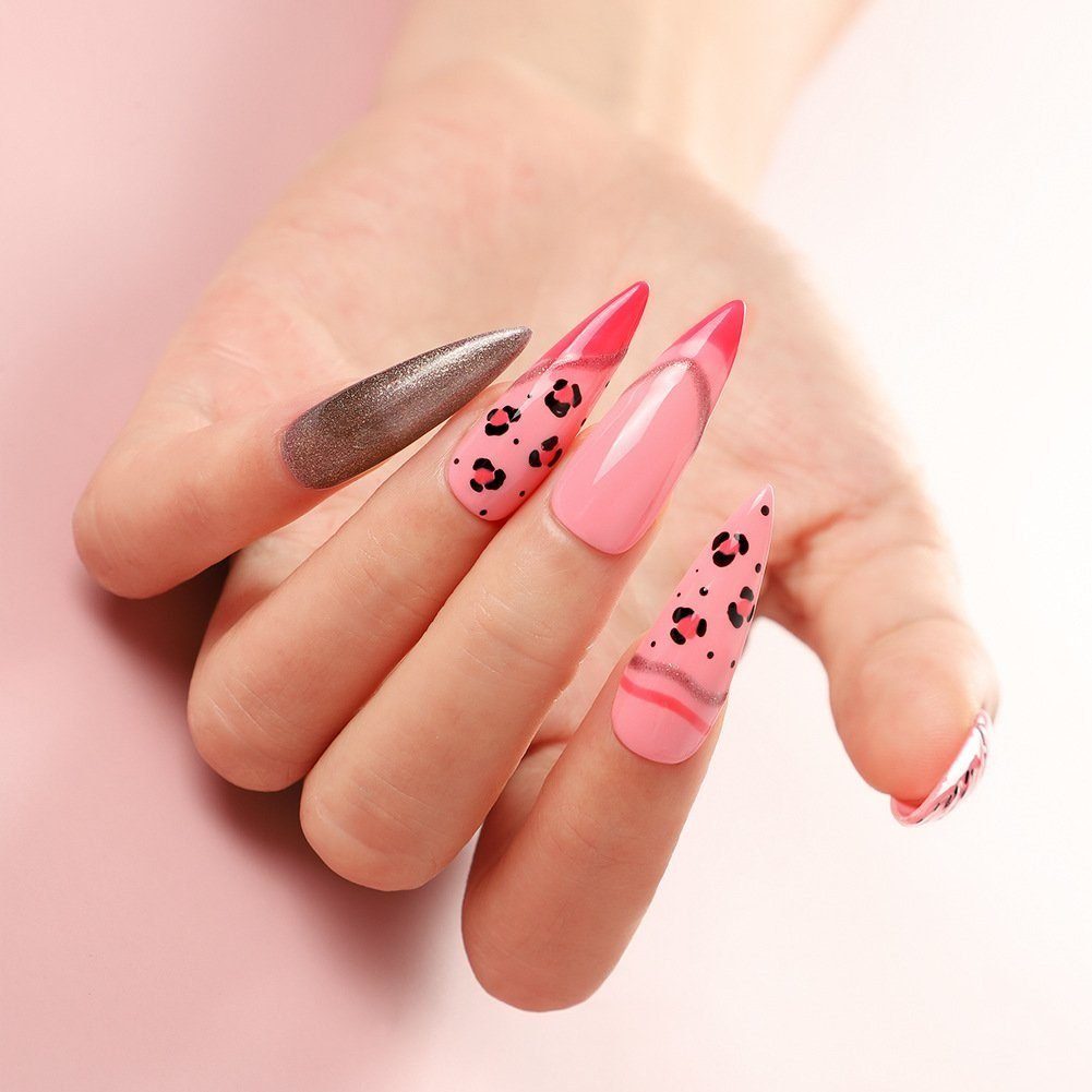 Scheiffy Nagellack-Set 15 Farben Nagellack-Gel-Set (55 Stück), DIY Nagellack, A-Stil