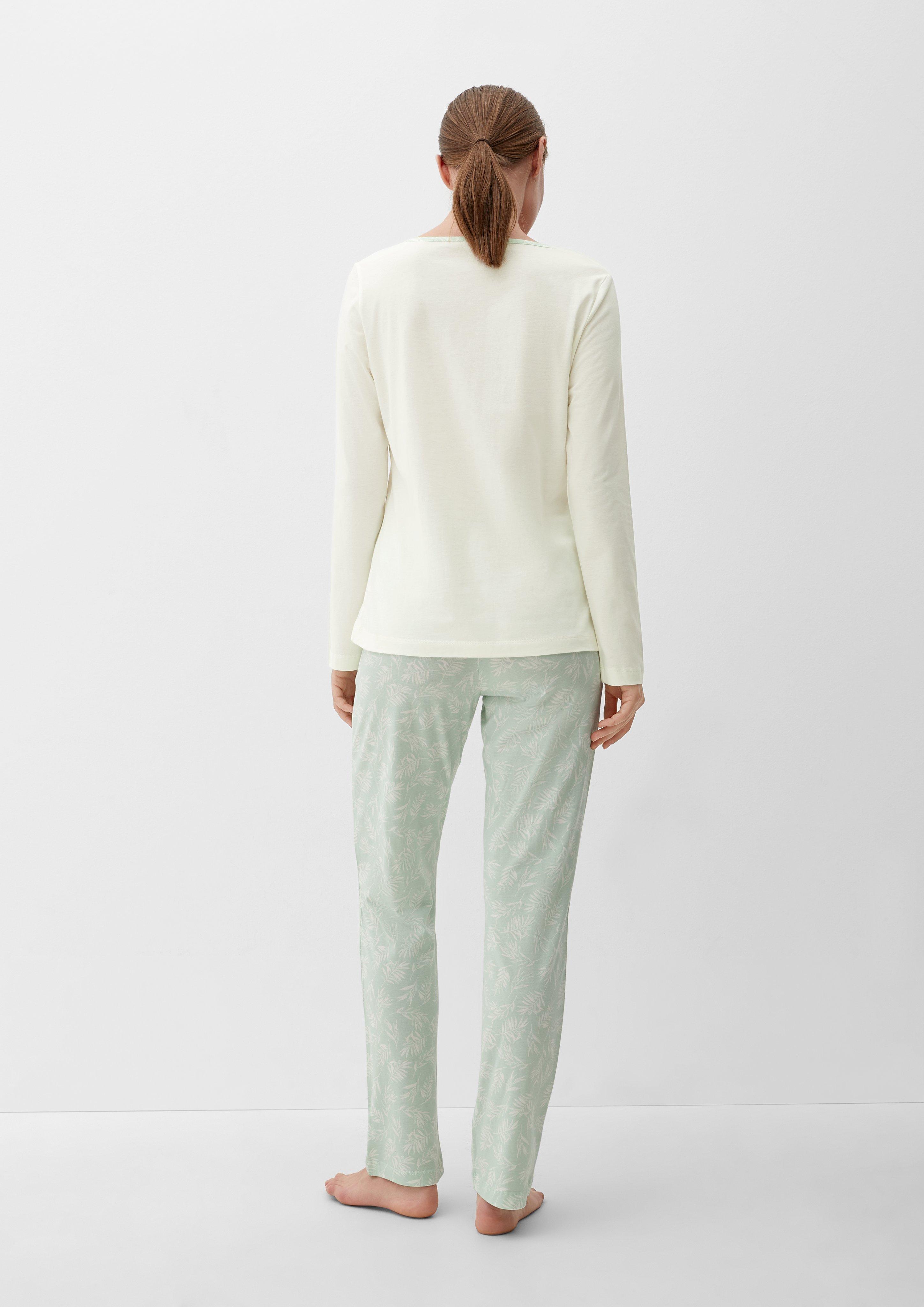 Langes Pyjama-Shirt  6008357-0200