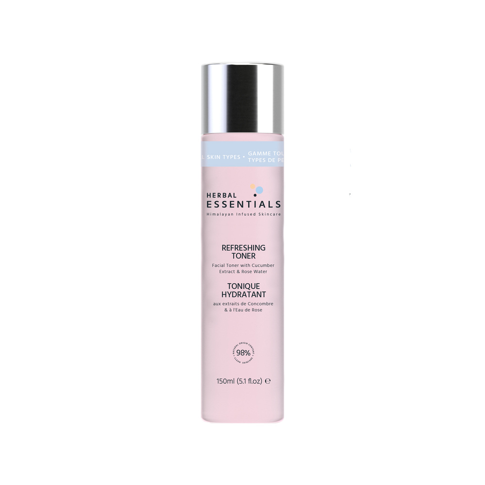 herbal essentials Refreshing Toner with Cucumber extract & Rose Water Lotions