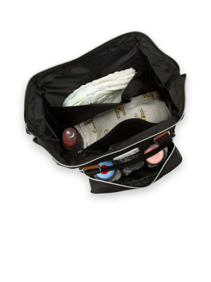 BAGmori Wickeltasche - Rucksack in Schwarz günstig kaufen onesize