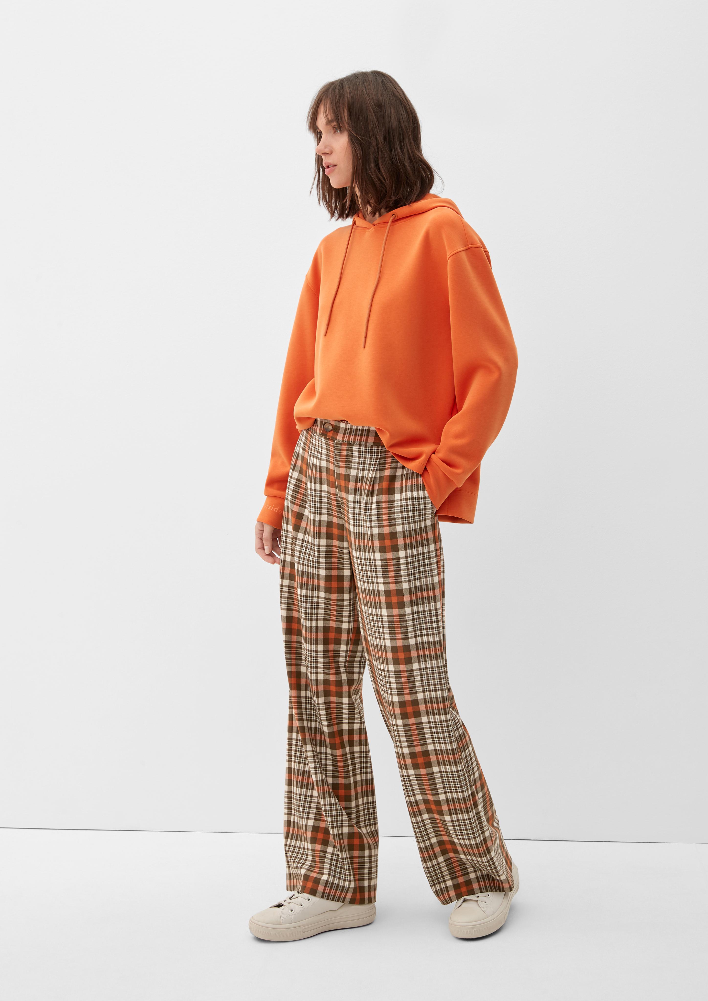 Regular: Karierte Wide leg-Hose  2121388-79N4