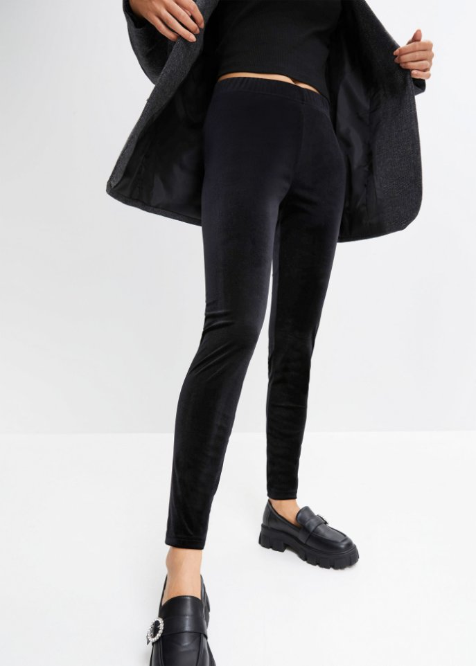 Leggings aus elastischem Samt