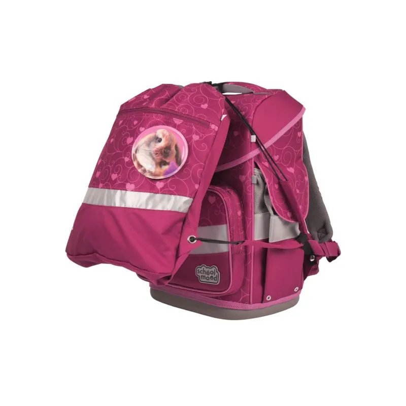 School Mood Timeless 7-teiliges Schulranzen-Set - Hannah (Hase)