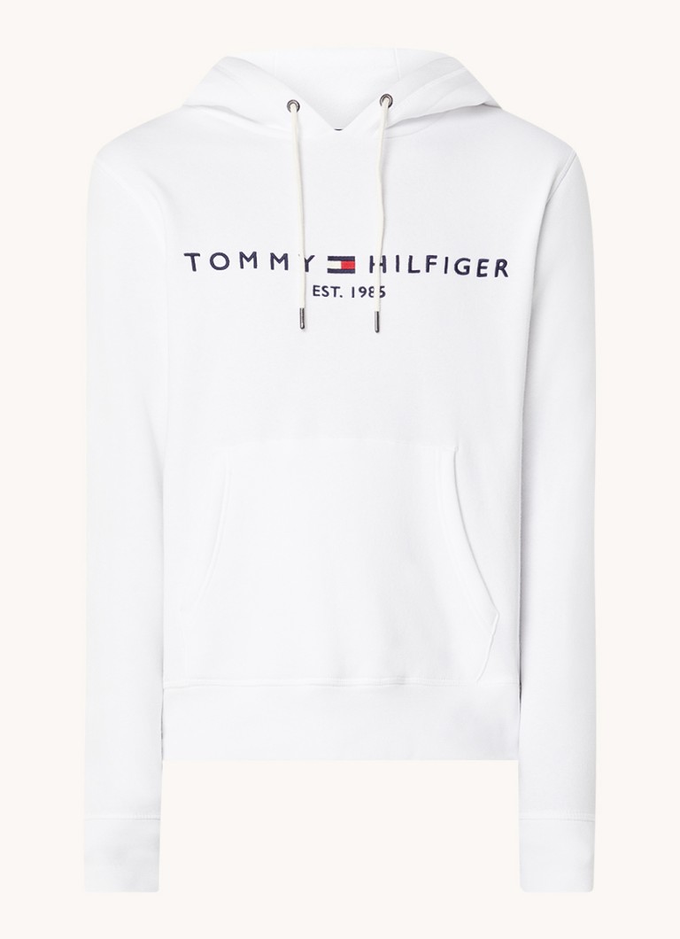 Tommy Hilfiger hoodie with kangaroo pocket and logo embroidery