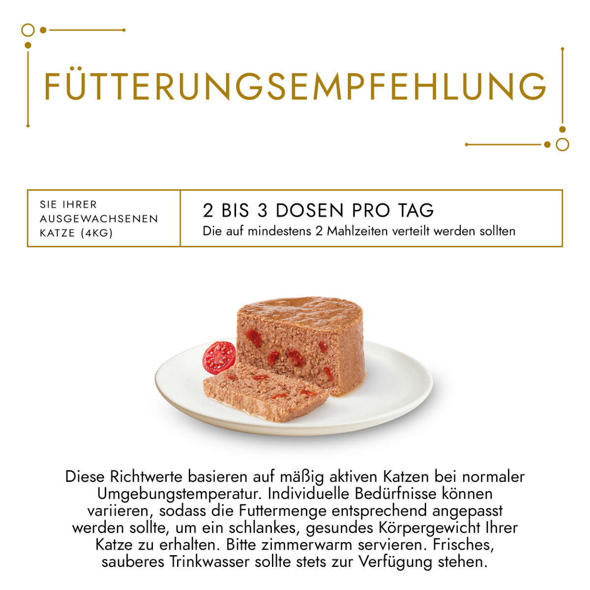 GOURMET Gold Feine Pastete mit Gemüse, Forelle und Tomaten