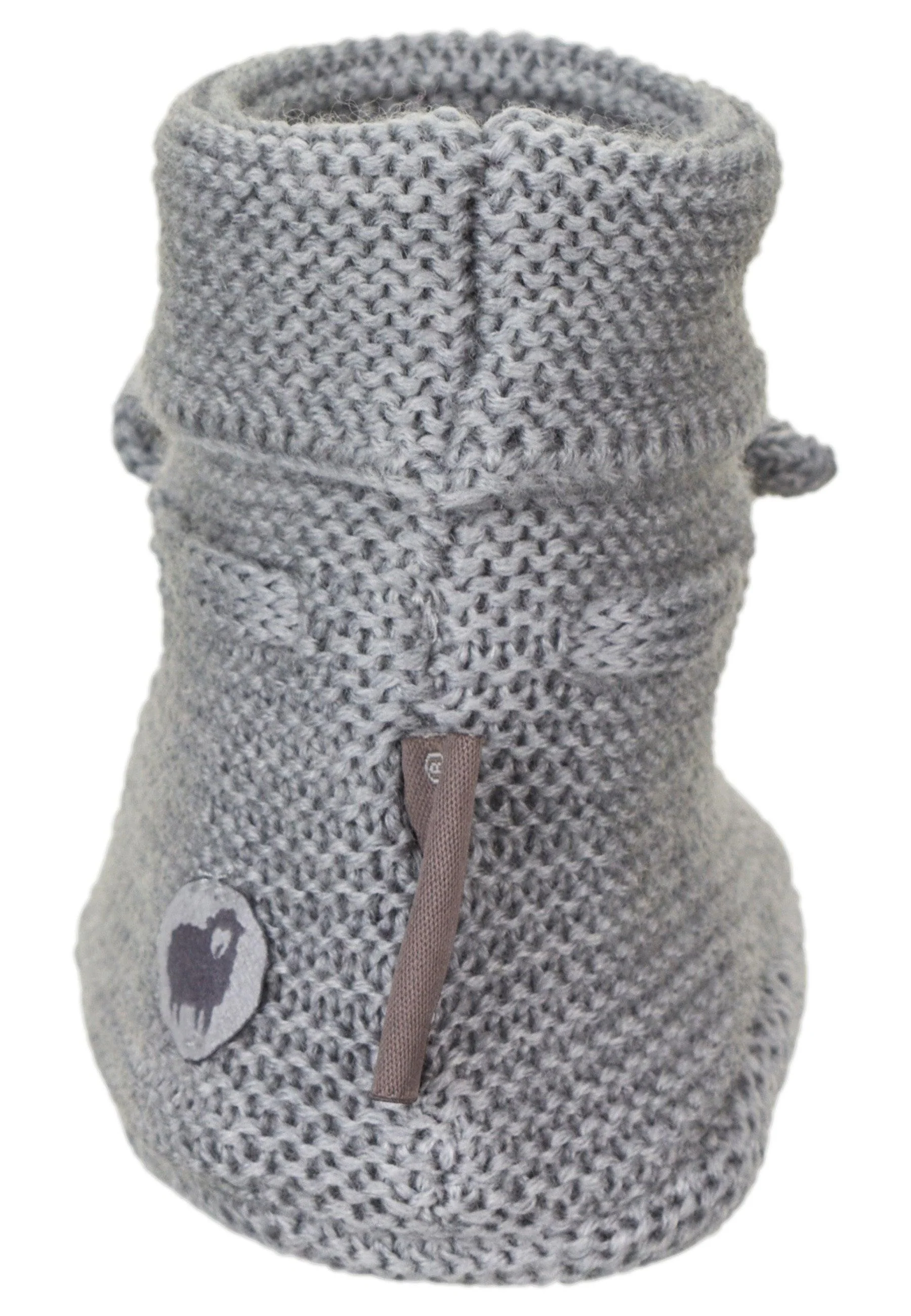 Strick-Schuh aus Wolle (Merino) zum Binden