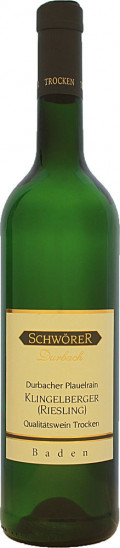 2022 Durbacher Plauelrain Klingelberger Riesling trocken - Weinhaus Schwörer