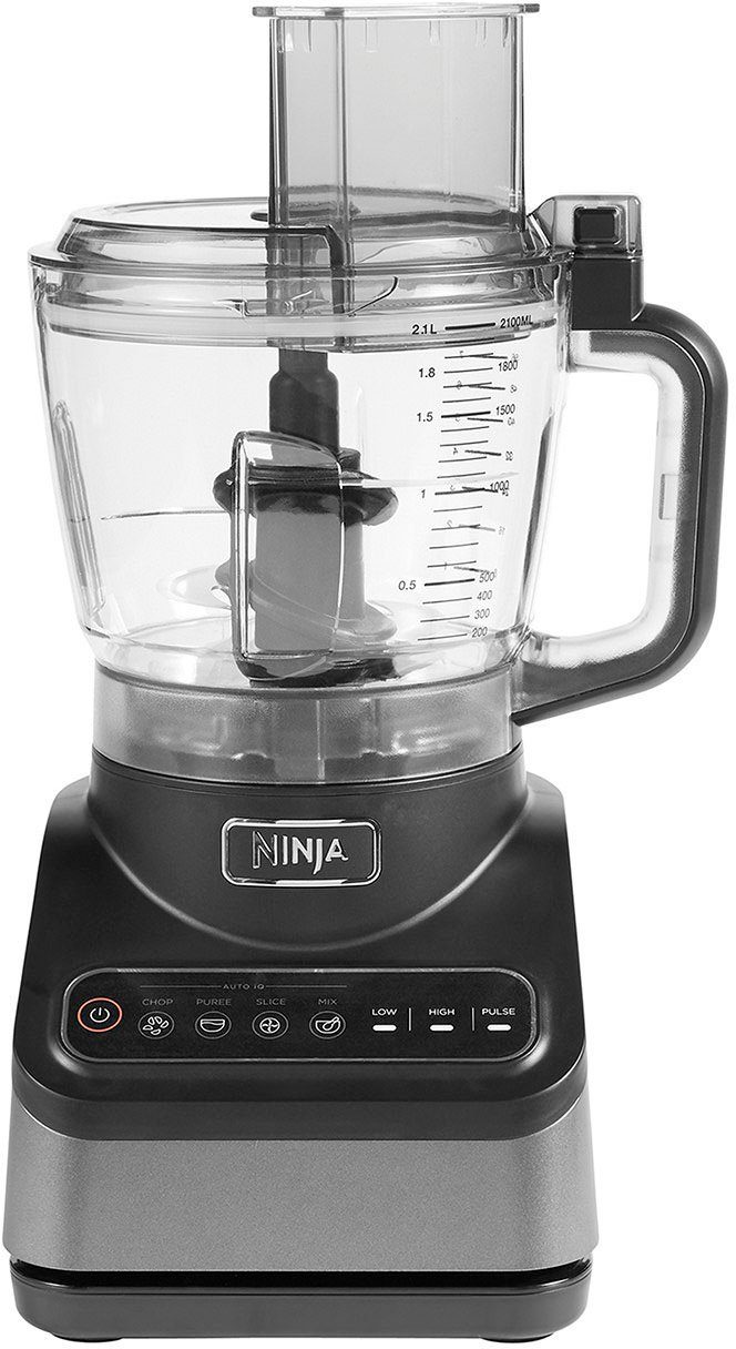 NINJA Küchenmaschine Kompaktmaschine mit Auto-iQ BN650EU, 850 W, 2,1 l Schüssel, incl. 2,1 L Schüssel & diverser Einsätze