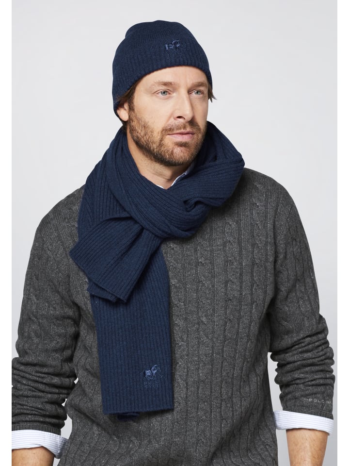 Polo Sylt Strickmütze in Blau günstig kaufen onesize