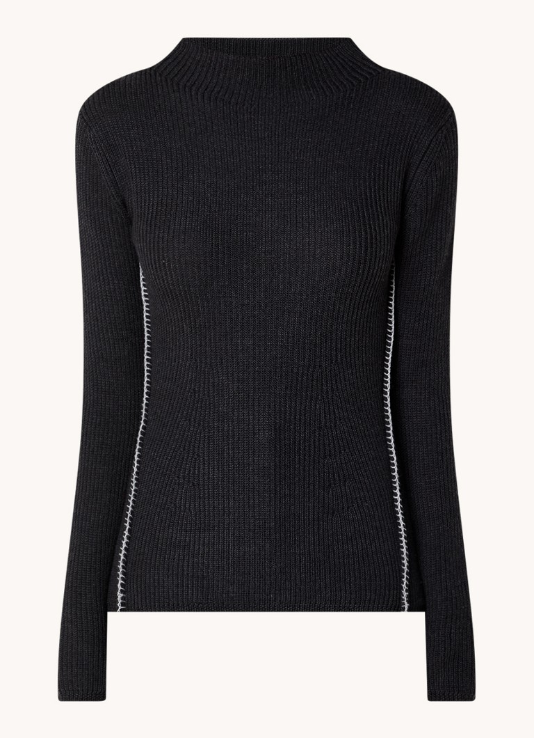 Maglione Brianza a maglia fine di MaxMara, realizzato in lana vergine.