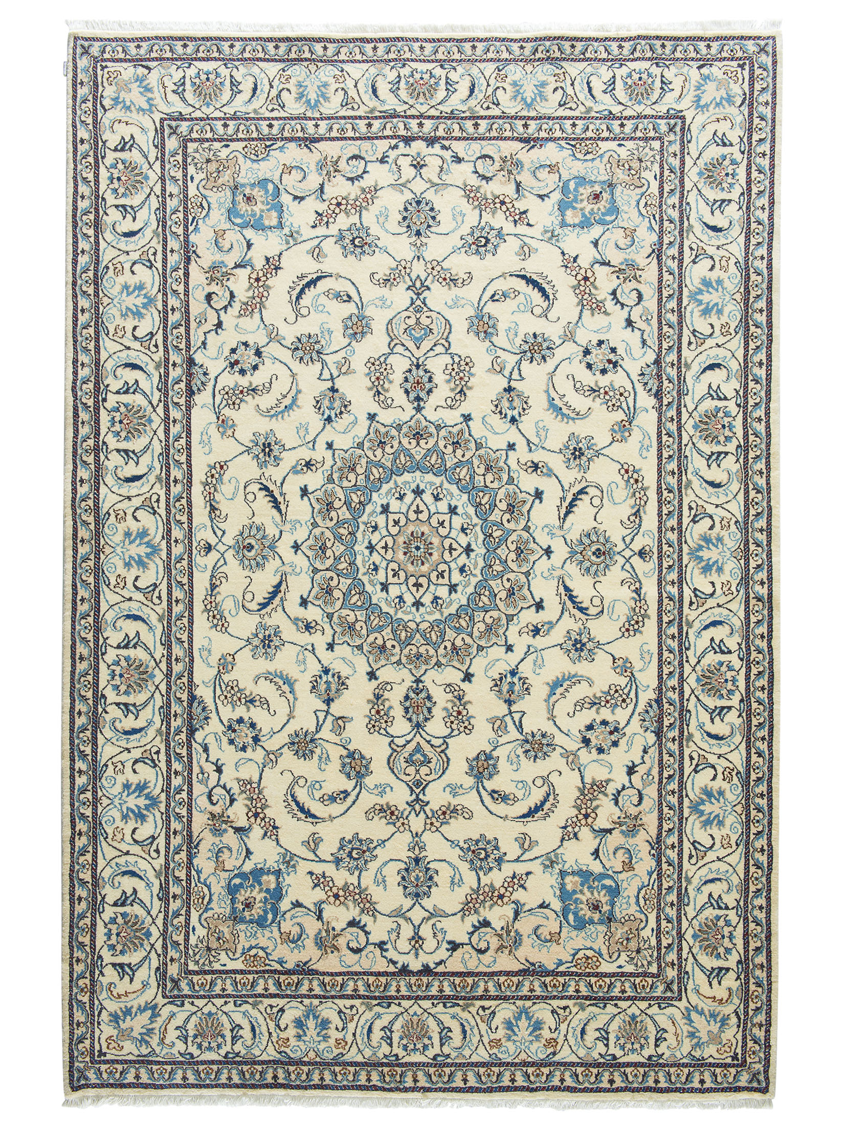 Kaschmar Nain 12 Lah ca. 195 x 295 cm, Unikat / Einzelstück