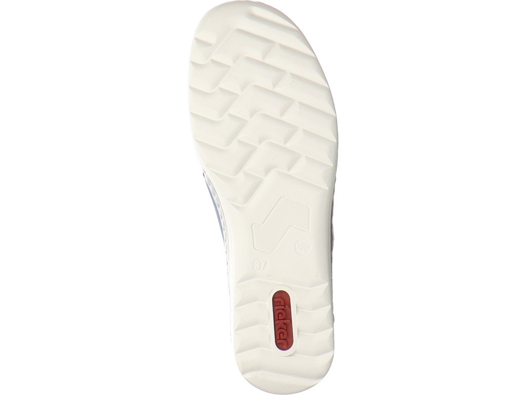 RIEKER Sportliche Slipper blau
