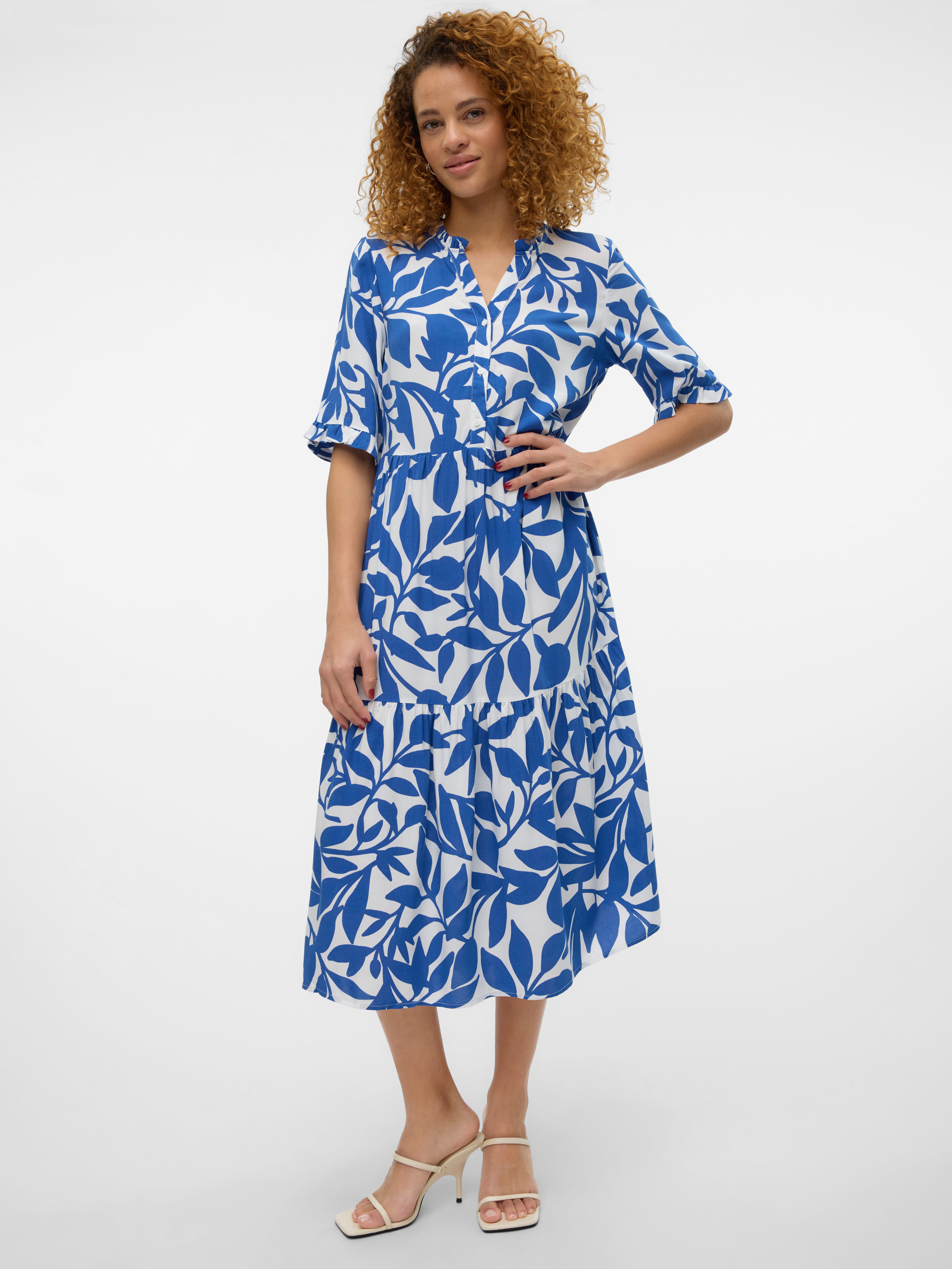 VMEASY Langes Kleid
