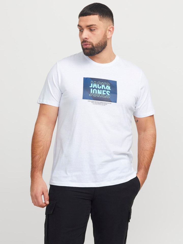 JACK & JONES PLUS T-shirt in Chambray Blue günstig kaufen