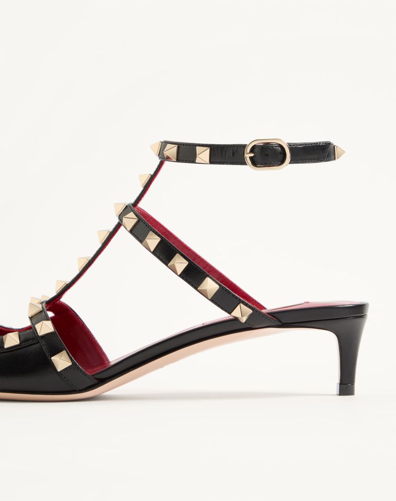 Rockstud Decote em Pele de Cabra 40mm